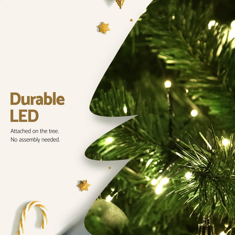 Christmas Tree 1.8m LED Xmas Tree Decorations 874 Tips - Occasions > Christmas > Christmas Trees - Rivercity House & Home Co. (ABN 18 642 972 209) - Affordable Modern Furniture Australia