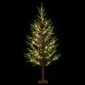 1.8M Pre-lit LED Christmas Tree with 8 Light Modes - Green