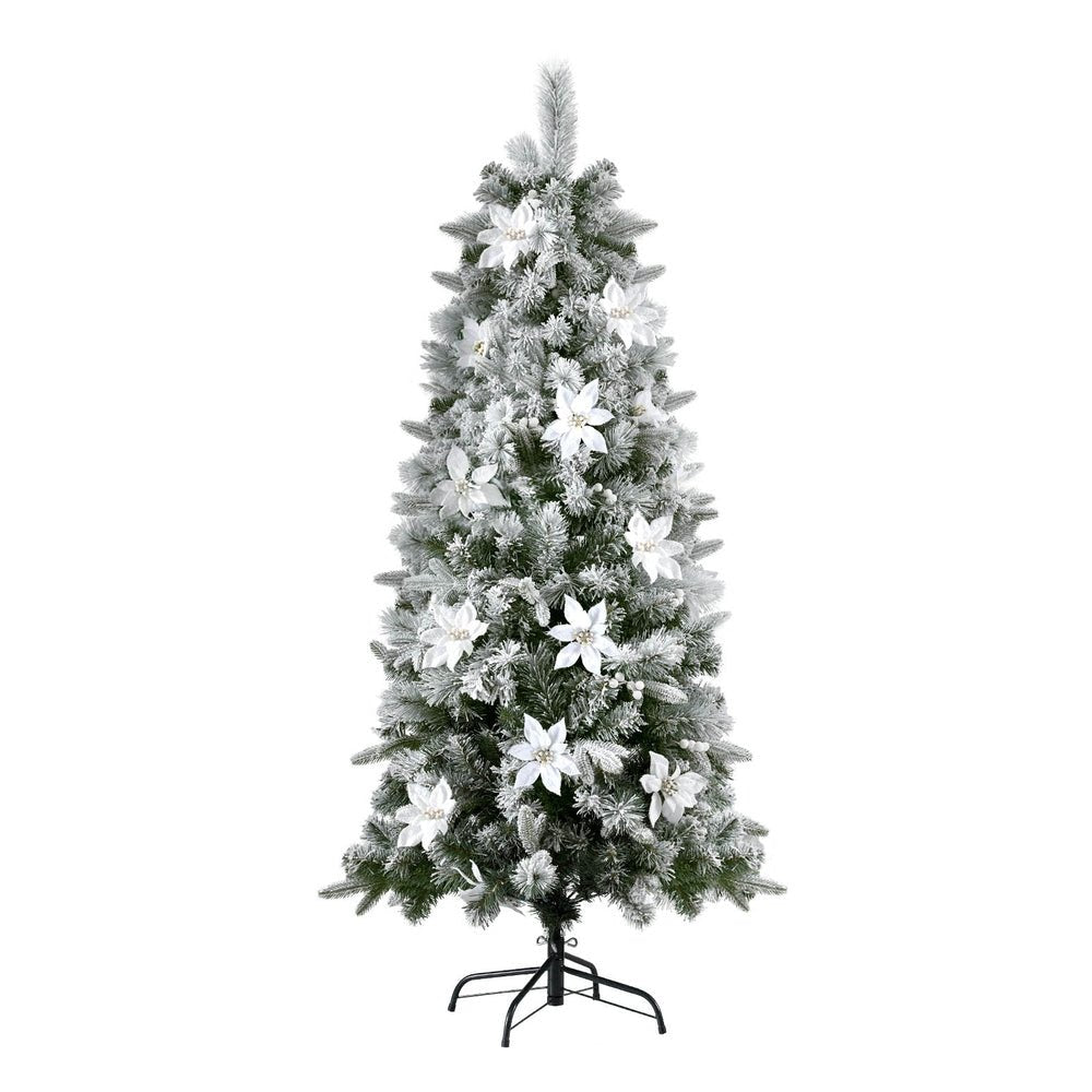 Christmas Tree 1.8m Xmas Tree Snow Flocked Flowers Decor 564 Tips - Occasions > Christmas > Christmas Trees - Rivercity House & Home Co. (ABN 18 642 972 209) - Affordable Modern Furniture Australia