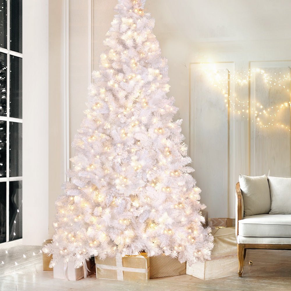 Christmas Tree 2.1m 500 LED Xmas Tree Decorations White 1260 Tips - Occasions > Christmas > Christmas Trees - Rivercity House & Home Co. (ABN 18 642 972 209) - Affordable Modern Furniture Australia