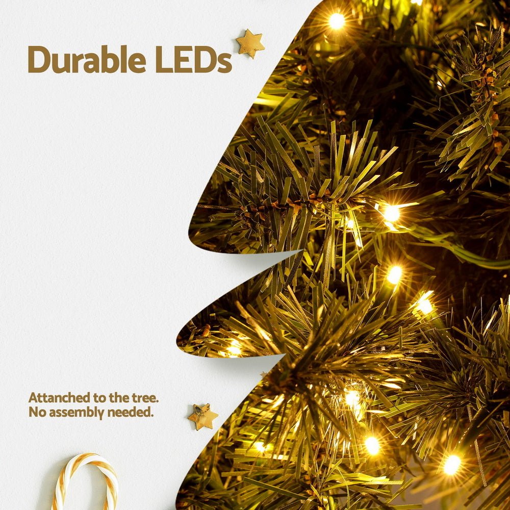 Christmas Tree 3 - in - 1 LED Xmas Palm Tree Party Decor 1.2/1.5/1.8M - Occasions > Christmas > Christmas Trees - Rivercity House & Home Co. (ABN 18 642 972 209) - Affordable Modern Furniture Australia