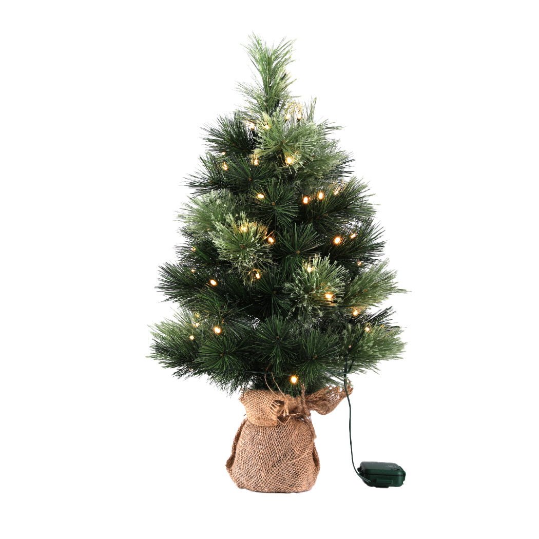 Christmas Tree 60CM Mini Tabletop 8 Light Modes Timer Xmas Tree - Occasions > Christmas > Christmas Trees - Rivercity House & Home Co. (ABN 18 642 972 209) - Affordable Modern Furniture Australia