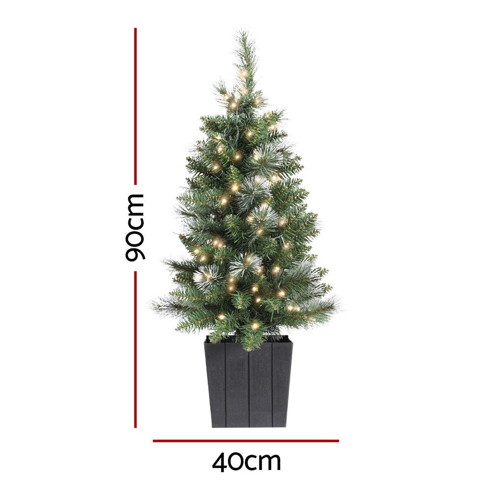 Christmas Tree 90cm Potted Xmas Tree Party Decorations - Occasions > Christmas > Christmas Trees - Rivercity House & Home Co. (ABN 18 642 972 209) - Affordable Modern Furniture Australia