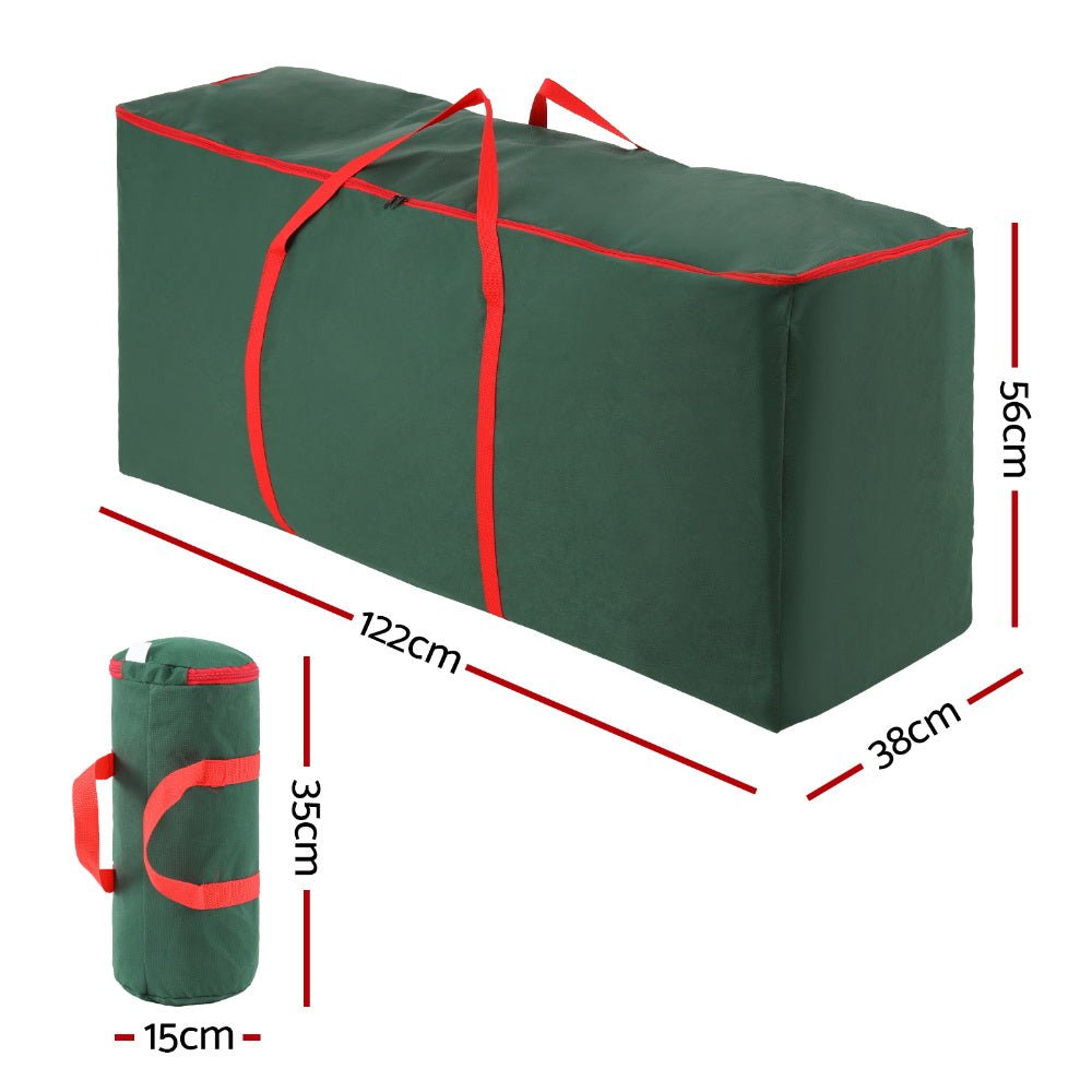 Christmas Tree and Baubles Storage Bag Set with Handles and Zipper - Green - Home & Garden > Storage > Clothing & Wardrobe Storage - Rivercity House & Home Co. (ABN 18 642 972 209) - Affordable Modern Furniture Australia