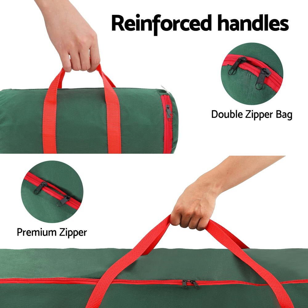 Christmas Tree and Baubles Storage Bag Set with Handles and Zipper - Green - Home & Garden > Storage > Clothing & Wardrobe Storage - Rivercity House & Home Co. (ABN 18 642 972 209) - Affordable Modern Furniture Australia