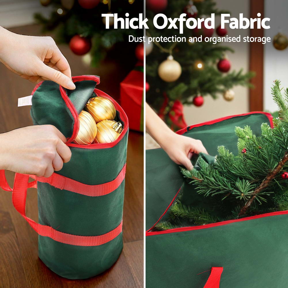 Christmas Tree Baubles Storage Bag Set Ornaments Container Box - Home & Garden > Storage > Clothing & Wardrobe Storage - Rivercity House & Home Co. (ABN 18 642 972 209) - Affordable Modern Furniture Australia