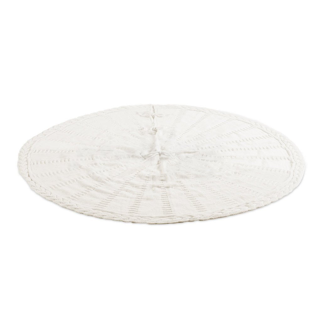 Christmas Tree Skirt 120cm Knitted Xmas Tree Ornaments Decor Beige - Occasions > Christmas > Christmas Decorations - Rivercity House & Home Co. (ABN 18 642 972 209) - Affordable Modern Furniture Australia