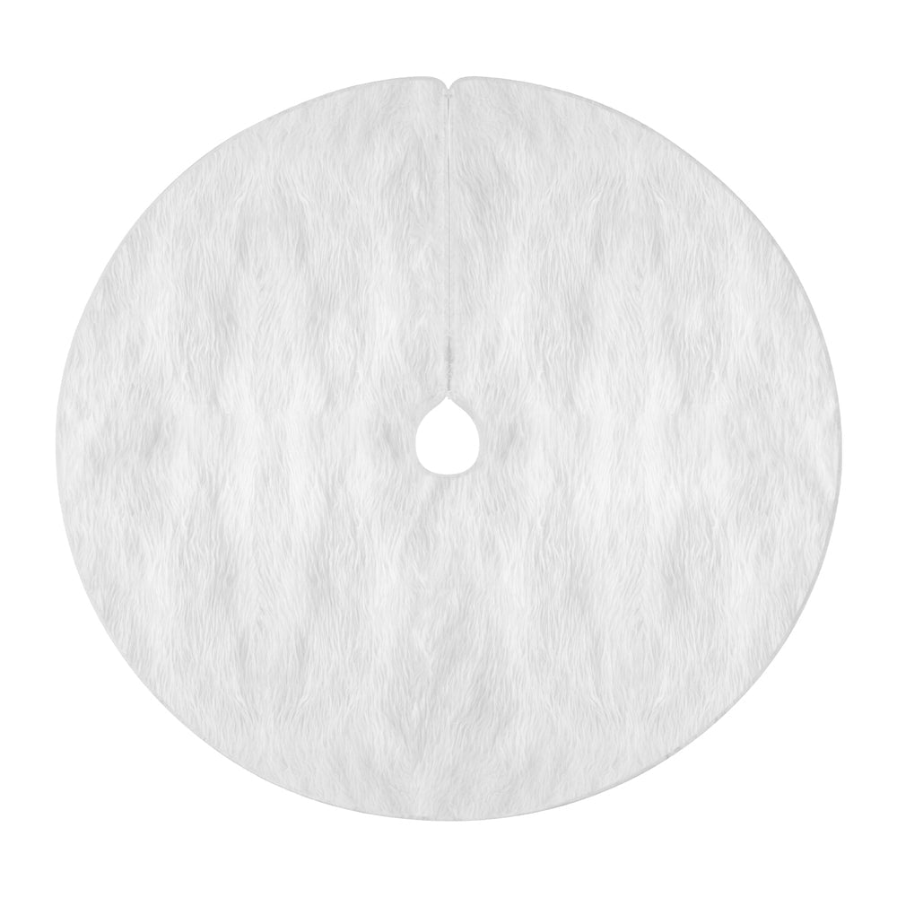 Christmas Tree Skirt 120cm Plush Xmas Fluffy Ornaments Decor White - Occasions > Christmas > Christmas Trees - Rivercity House & Home Co. (ABN 18 642 972 209) - Affordable Modern Furniture Australia