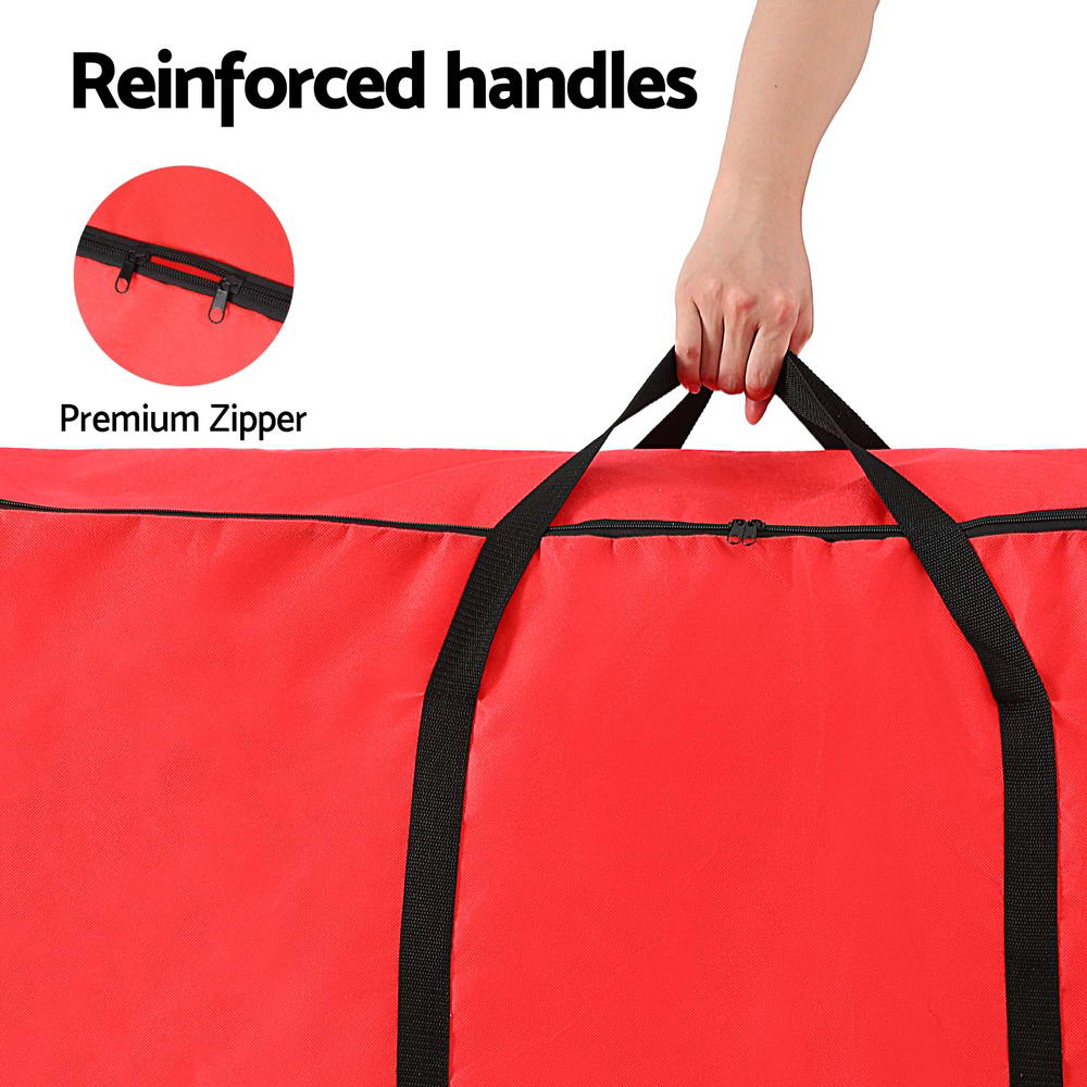 Christmas Tree Storage Bag Fits Up to 8ft Tree Xmas Bag Red - Home & Garden > Storage > Clothing & Wardrobe Storage - Rivercity House & Home Co. (ABN 18 642 972 209) - Affordable Modern Furniture Australia