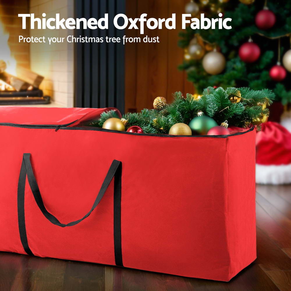 Christmas Tree Storage Bag Fits Up to 8ft Tree Xmas Bag Red - Home & Garden > Storage > Clothing & Wardrobe Storage - Rivercity House & Home Co. (ABN 18 642 972 209) - Affordable Modern Furniture Australia