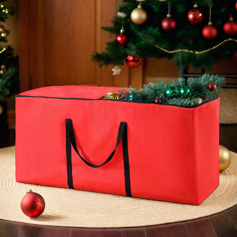 Christmas Tree Storage Bag Fits Up to 8ft Tree Xmas Bag Red - Home & Garden > Storage > Clothing & Wardrobe Storage - Rivercity House & Home Co. (ABN 18 642 972 209) - Affordable Modern Furniture Australia