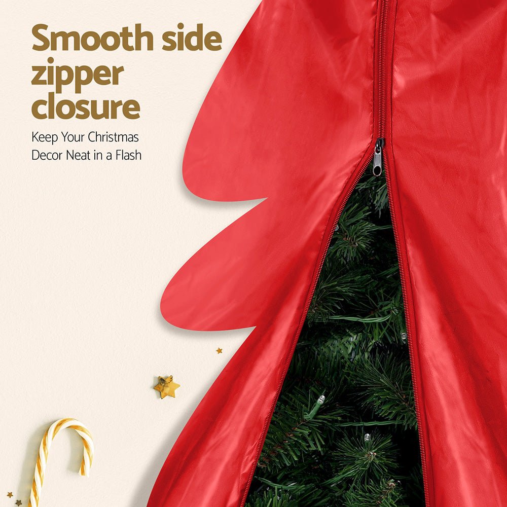 Christmas Tree Storage Bag Fits Up to 8ft Tree Xmas Bag Zipper Red - Occasions > Christmas > Christmas Decorations - Rivercity House & Home Co. (ABN 18 642 972 209) - Affordable Modern Furniture Australia