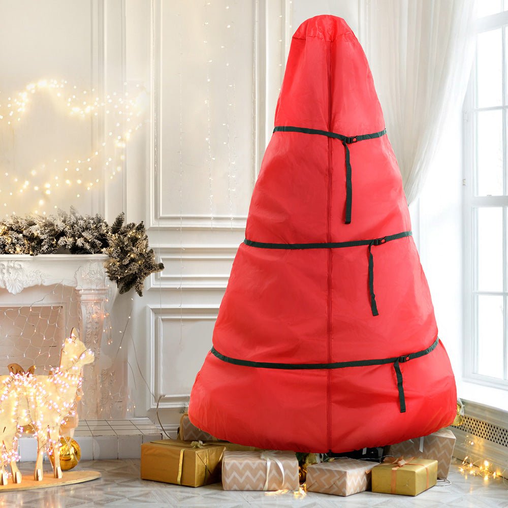 Christmas Tree Storage Bag Fits Up to 8ft Tree Xmas Bag Zipper Red - Occasions > Christmas > Christmas Decorations - Rivercity House & Home Co. (ABN 18 642 972 209) - Affordable Modern Furniture Australia