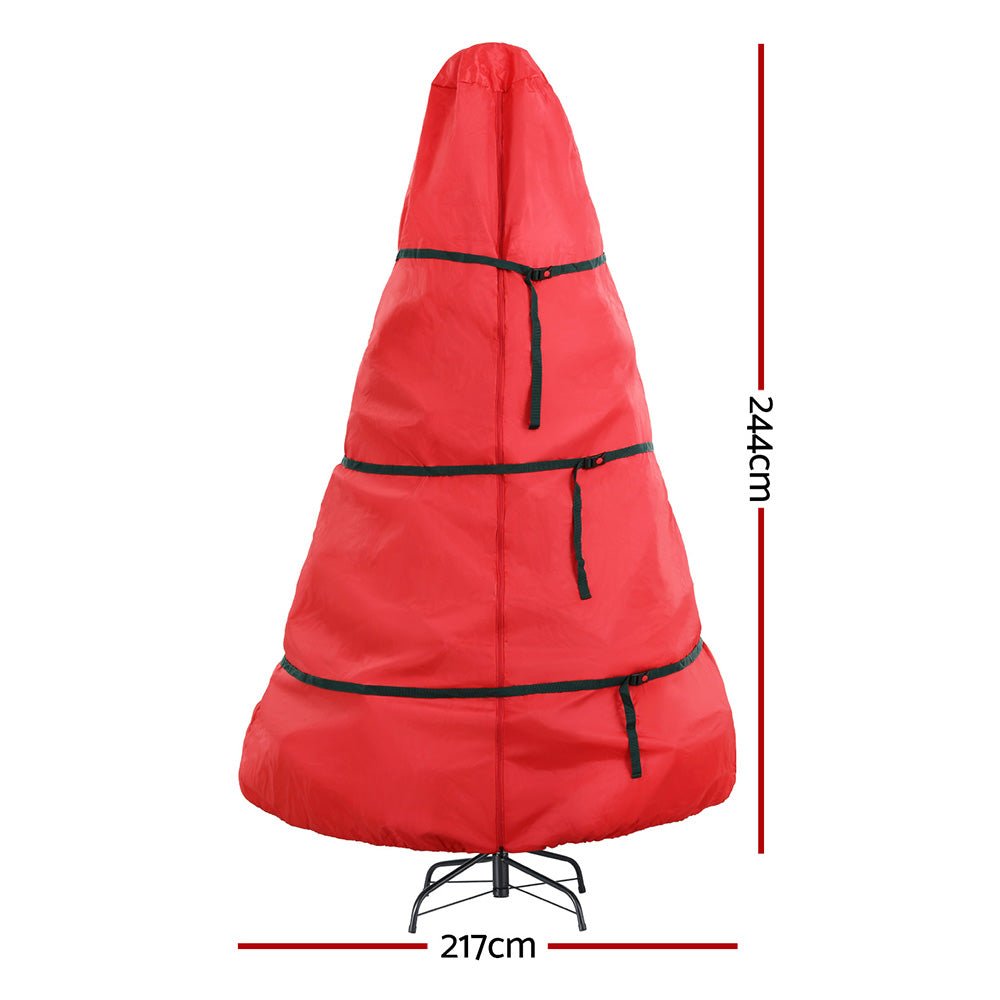 Christmas Tree Storage Bag Fits Up to 8ft Tree Xmas Bag Zipper Red - Occasions > Christmas > Christmas Decorations - Rivercity House & Home Co. (ABN 18 642 972 209) - Affordable Modern Furniture Australia