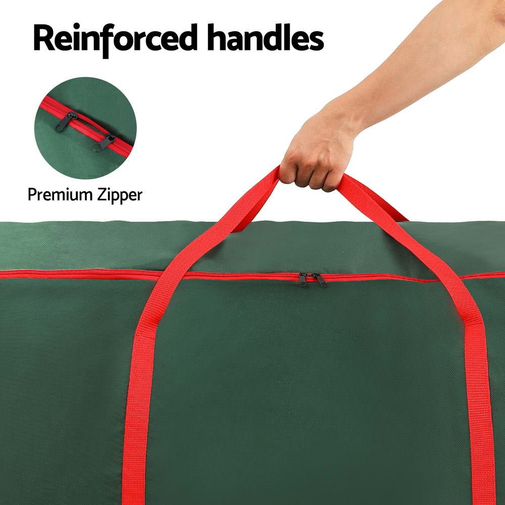 Christmas Tree Storage Bag for Up to 8ft Tree with Handles and Zipper - Green - Home & Garden > Storage > Clothing & Wardrobe Storage - Rivercity House & Home Co. (ABN 18 642 972 209) - Affordable Modern Furniture Australia
