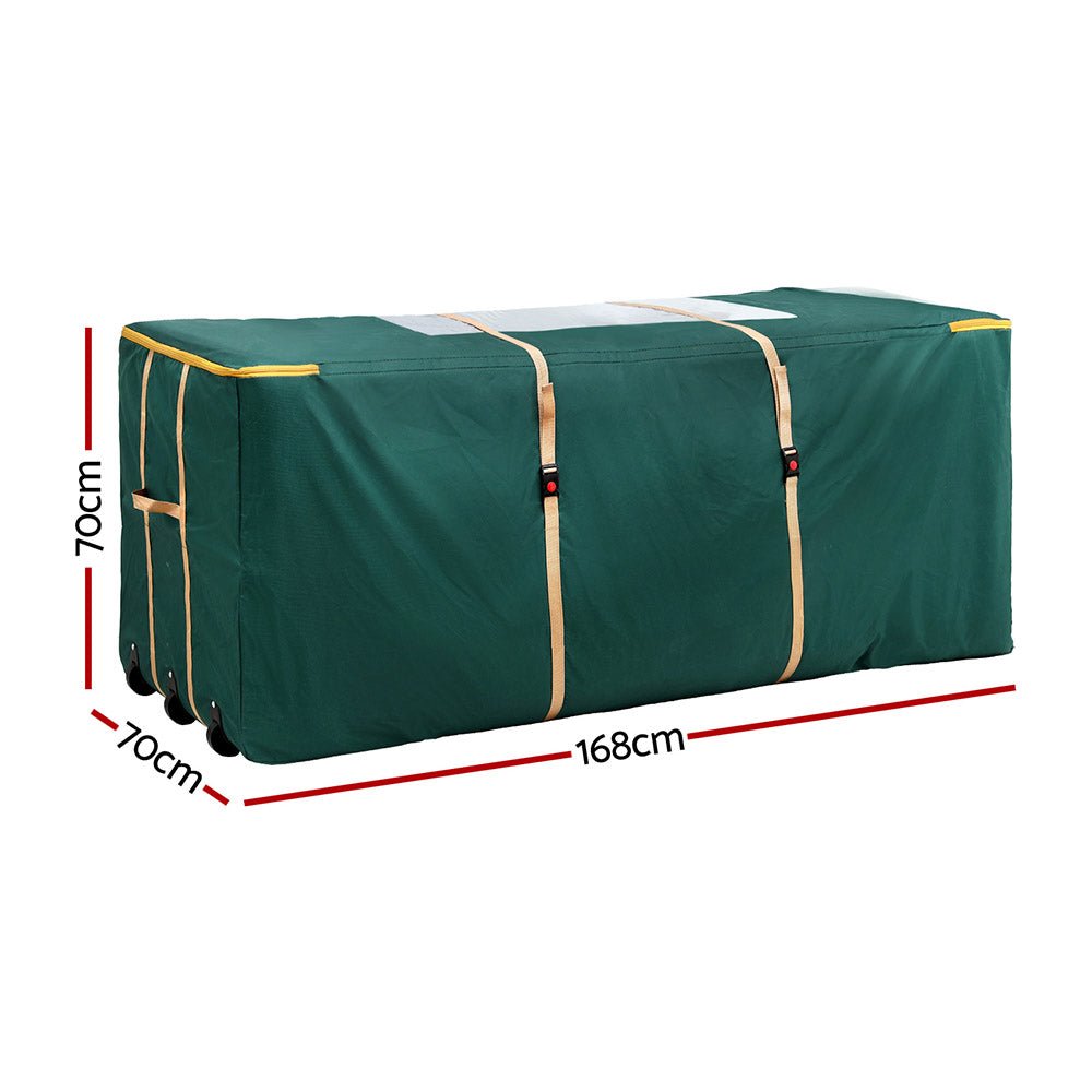 Christmas Tree Storage Bag Up to 10ft Visible Handle Wheels Green - Occasions > Christmas > Christmas Decorations - Rivercity House & Home Co. (ABN 18 642 972 209) - Affordable Modern Furniture Australia