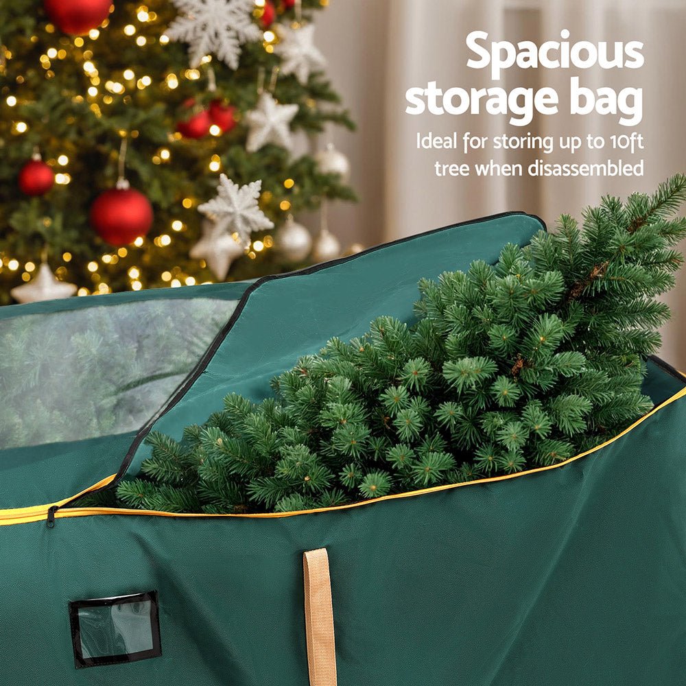 Christmas Tree Storage Bag Up to 10ft Visible Handle Wheels Green - Occasions > Christmas > Christmas Decorations - Rivercity House & Home Co. (ABN 18 642 972 209) - Affordable Modern Furniture Australia