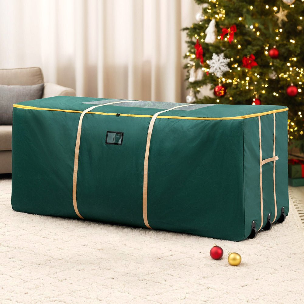Christmas Tree Storage Bag Up to 10ft Visible Handle Wheels Green - Occasions > Christmas > Christmas Decorations - Rivercity House & Home Co. (ABN 18 642 972 209) - Affordable Modern Furniture Australia