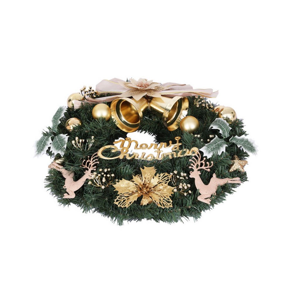 Christmas Wreath 60CM Garland Flowers Baubles Party Decorations - Occasions > Christmas > Christmas Wreaths & Garlands - Rivercity House & Home Co. (ABN 18 642 972 209) - Affordable Modern Furniture Australia