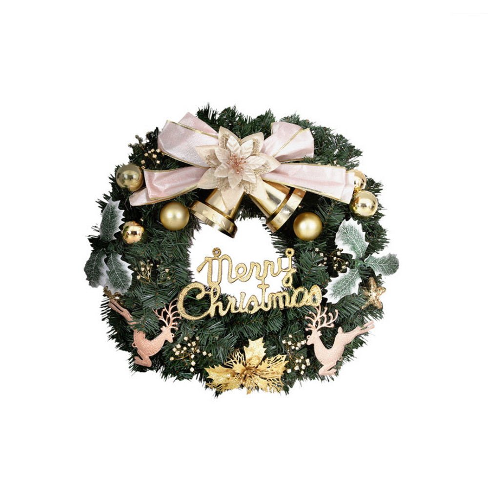 Christmas Wreath 60CM Garland Flowers Baubles Party Decorations - Occasions > Christmas > Christmas Wreaths & Garlands - Rivercity House & Home Co. (ABN 18 642 972 209) - Affordable Modern Furniture Australia