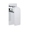 Chrome Square Lever Shower Mixer Valve with Hot Cold Control - Polished Chrome