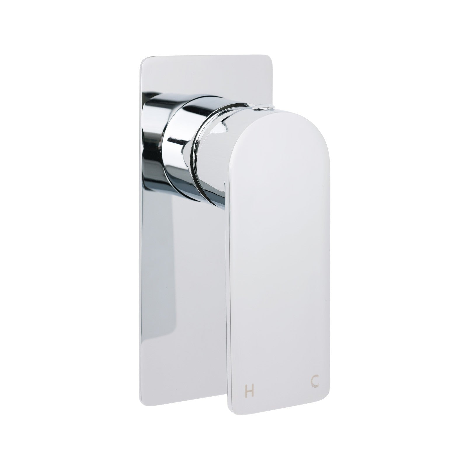 Chrome Square Lever Handle Shower Mixer Hot Cold Water Valve Watermark Standard - Furniture > Bathroom > Shower Heads & Screens - Rivercity House & Home Co. (ABN 18 642 972 209) - Affordable Modern Furniture Australia