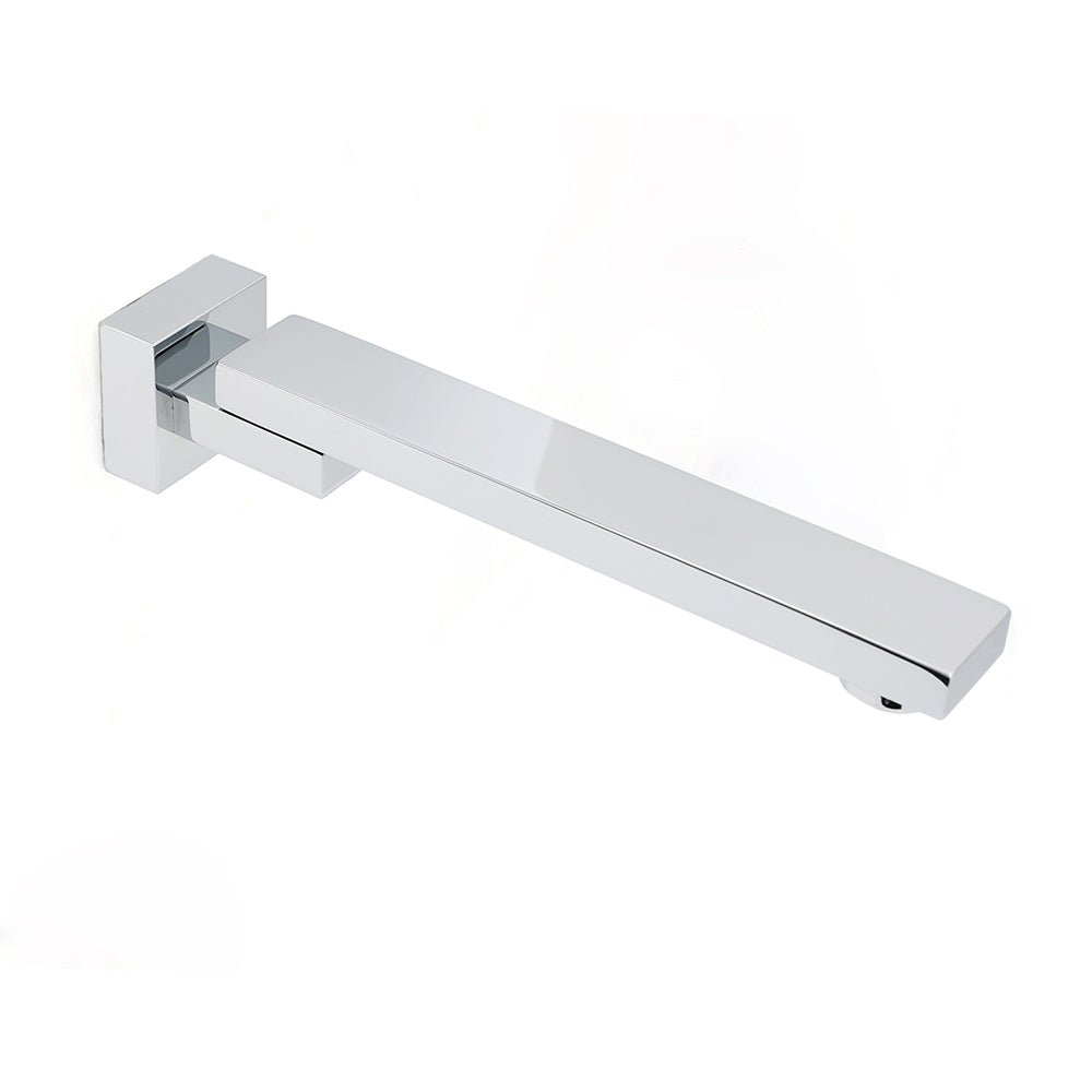 Chrome Square Stainless Steel Shower Bathtub Water Spout Faucet Outlet Tap 180° Swivel Set - Furniture > Bathroom > Shower Heads & Screens - Rivercity House & Home Co. (ABN 18 642 972 209) - Affordable Modern Furniture Australia
