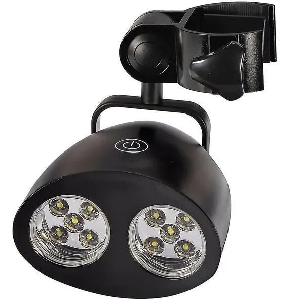 Clip-On Grill Light with 360° Rotation and Heat-Resistant LED for BBQ, Camping and Outdoor Use - Black - Home & Garden > BBQ > BBQs & Accessories - Rivercity House & Home Co. (ABN 18 642 972 209) - Affordable Modern Furniture Australia