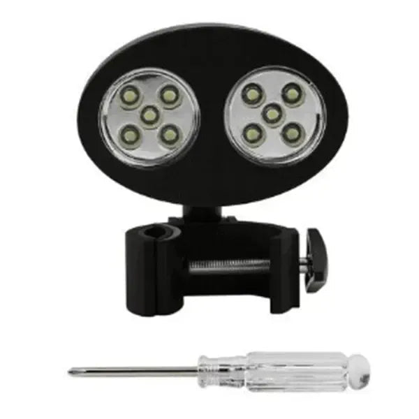 Clip-On Grill Light with 360° Rotation and Heat-Resistant LED for BBQ, Camping and Outdoor Use - Black - Home & Garden > BBQ > BBQs & Accessories - Rivercity House & Home Co. (ABN 18 642 972 209) - Affordable Modern Furniture Australia