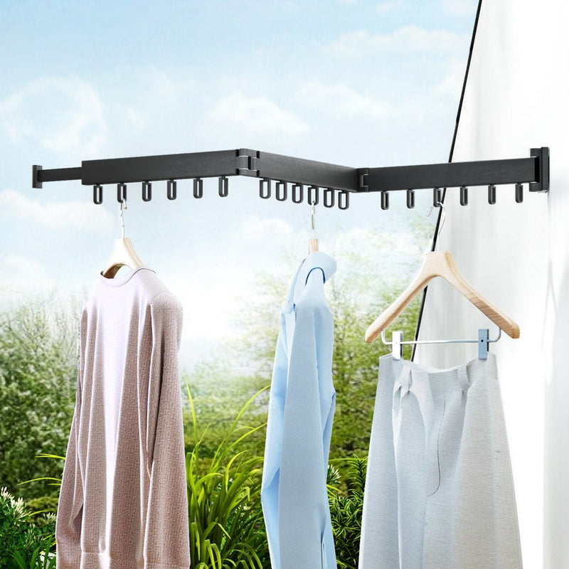 Clothes Rack Drying Folding Hanger - Home & Garden > Laundry & Cleaning > Drying Racks & Hangers - Rivercity House & Home Co. (ABN 18 642 972 209) - Affordable Modern Furniture Australia