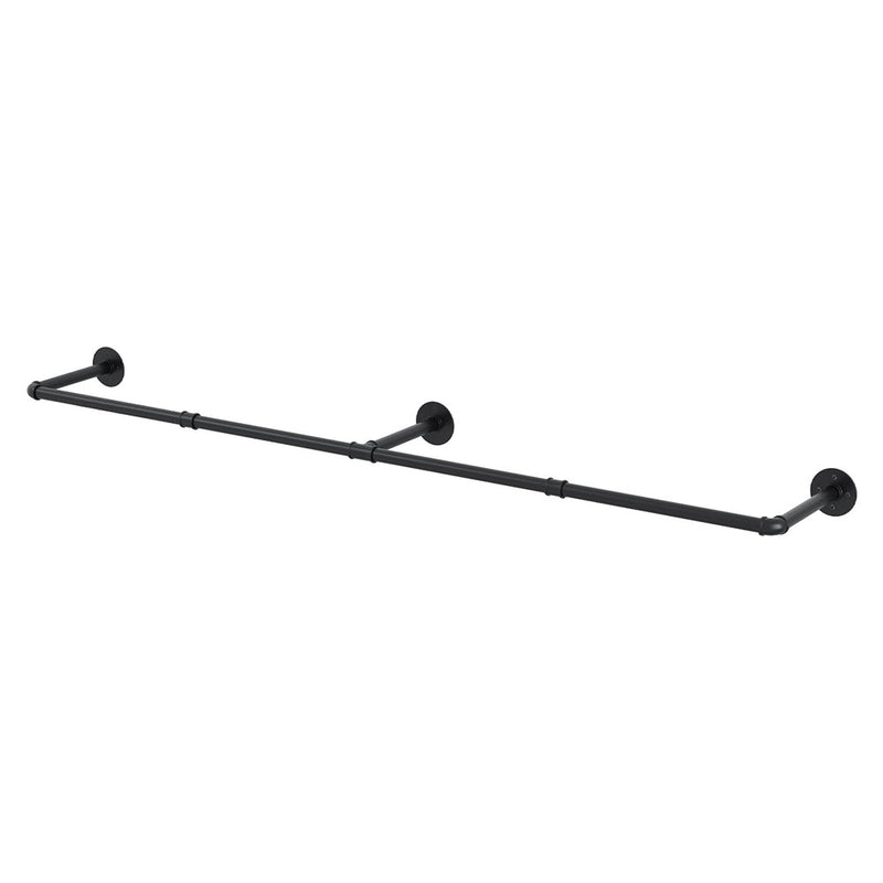 Clothes Rack Floating Metal - Furniture > Living Room > Coat Racks - Rivercity House & Home Co. (ABN 18 642 972 209) - Affordable Modern Furniture Australia