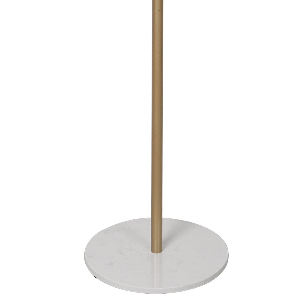 Coat Rack Hat and Clothes Stand with Marble Base - Gold - Rivercity House & Home Co. (ABN 18 642 972 209) - Affordable Modern Furniture Australia
