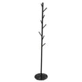 Coat Rack with Hat and Clothes Hanger Stand - Black