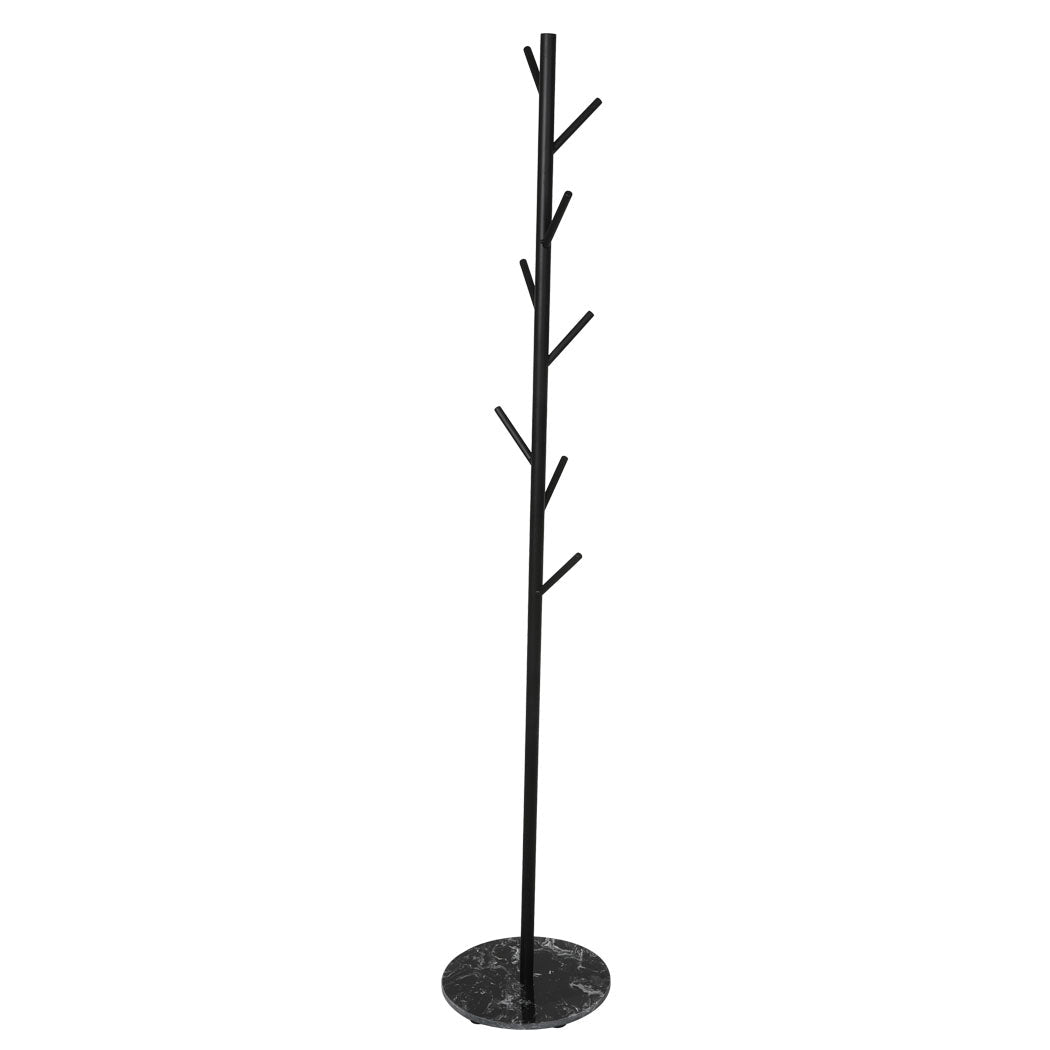 Coat Rack with Hat and Clothes Hanger Stand - Black - Rivercity House & Home Co. (ABN 18 642 972 209) - Affordable Modern Furniture Australia