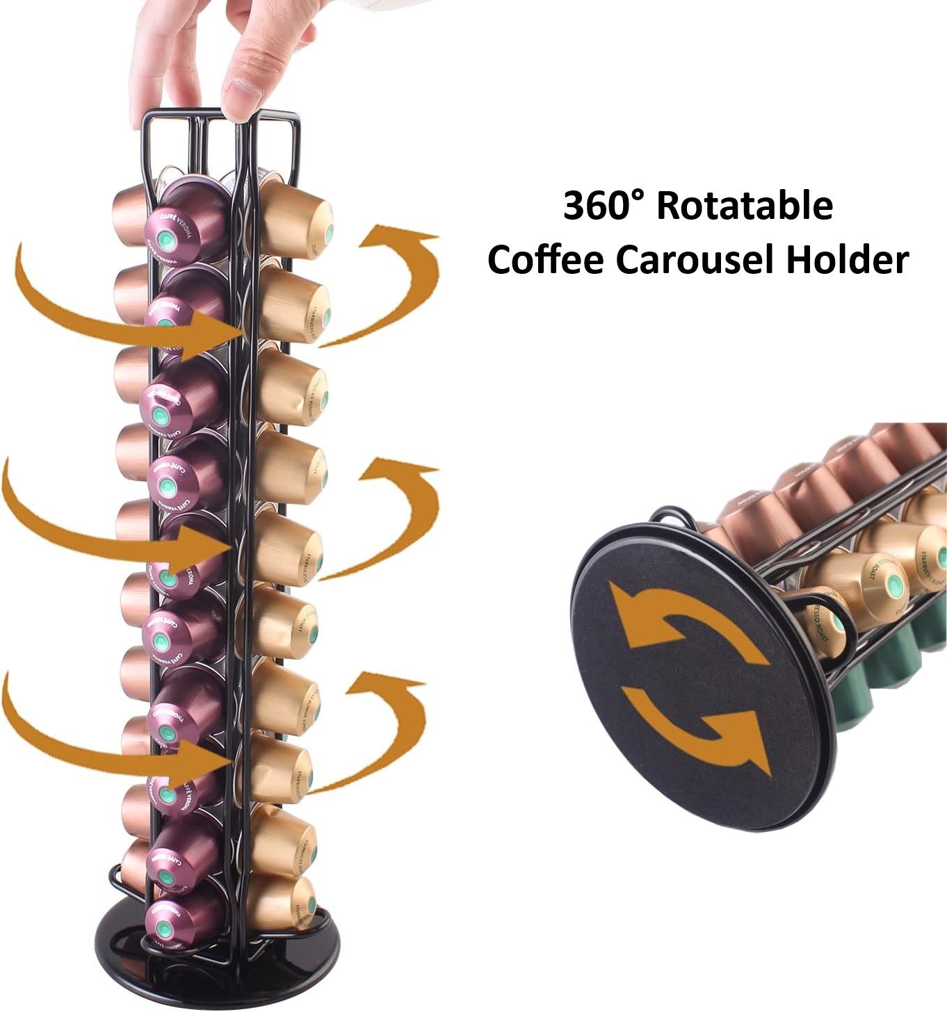 Coffee Pods Holder Storage Compatible with 40 Nespresso Pods - Appliances > Kitchen Appliances > Coffee Machines & Accessories - Rivercity House & Home Co. (ABN 18 642 972 209) - Affordable Modern Furniture Australia
