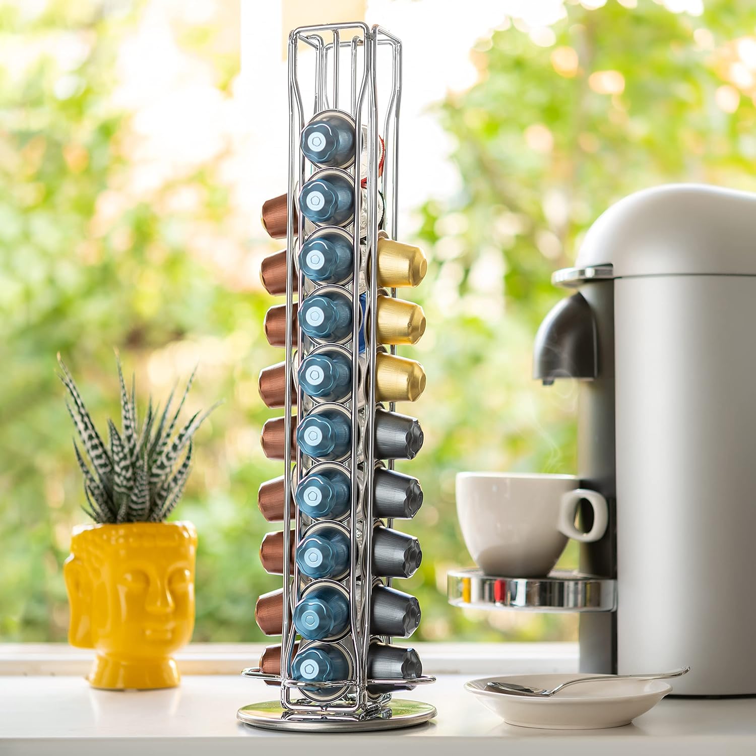 Coffee Pods Holder Storage Compatible with 40 Nespresso Pods - Appliances > Kitchen Appliances > Coffee Machines & Accessories - Rivercity House & Home Co. (ABN 18 642 972 209) - Affordable Modern Furniture Australia