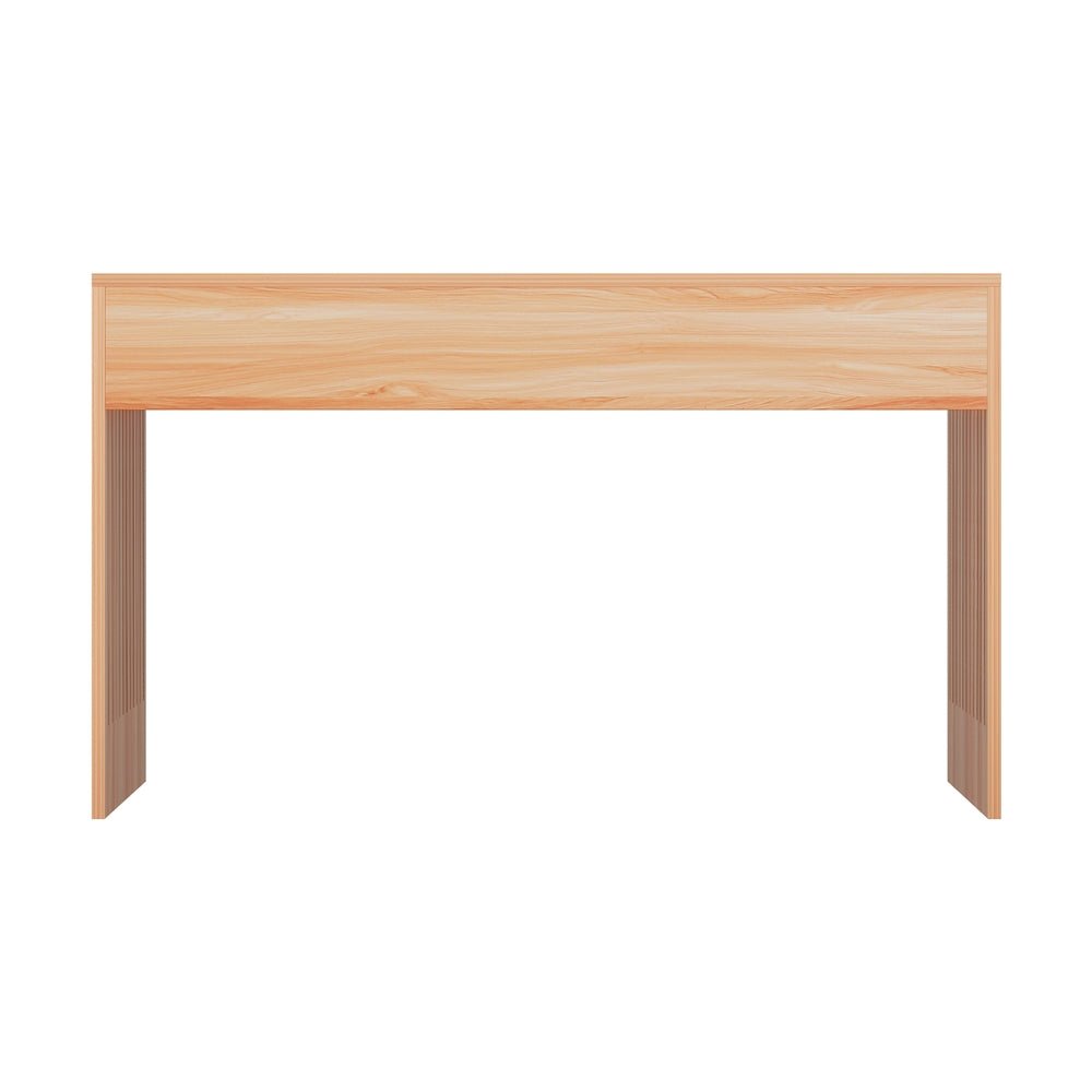 Coffee Table Rectangle Fluted Side 100CM - Furniture > Bedroom - Rivercity House & Home Co. (ABN 18 642 972 209) - Affordable Modern Furniture Australia