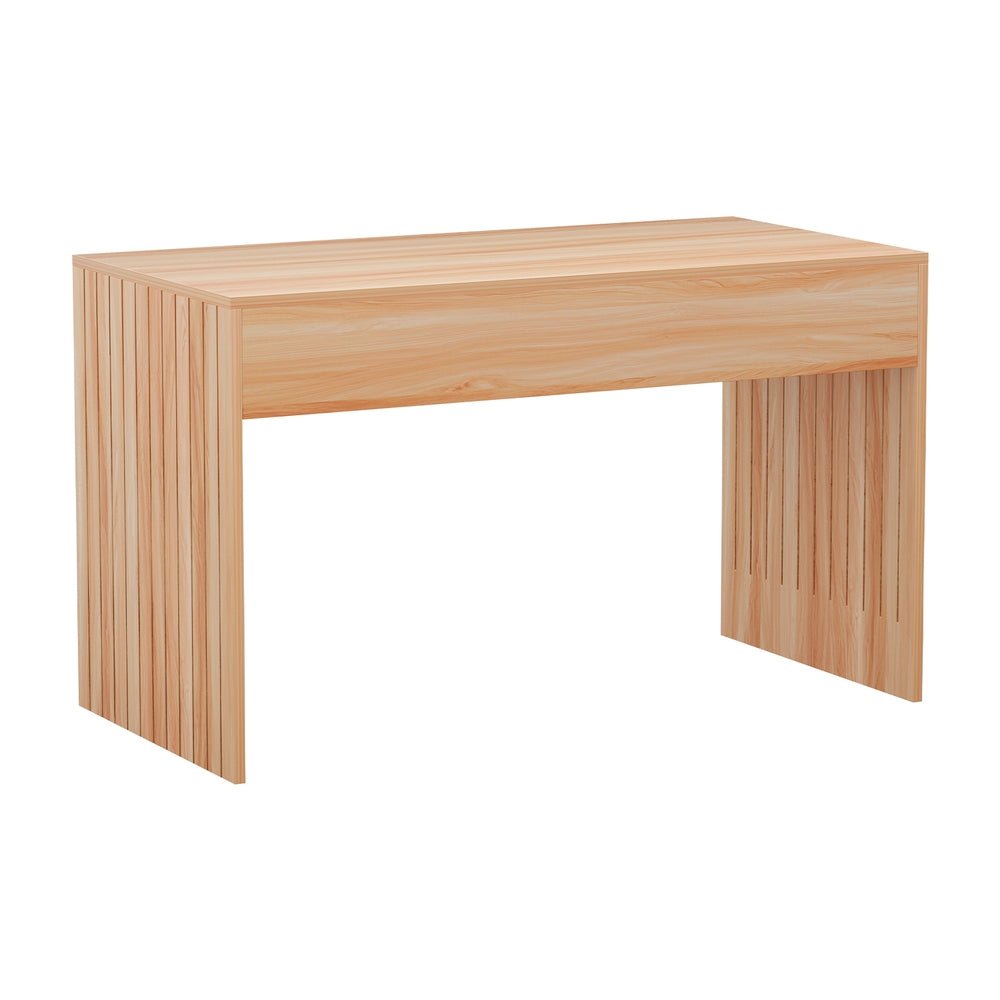 Coffee Table Rectangle Fluted Side 100CM - Furniture > Bedroom - Rivercity House & Home Co. (ABN 18 642 972 209) - Affordable Modern Furniture Australia