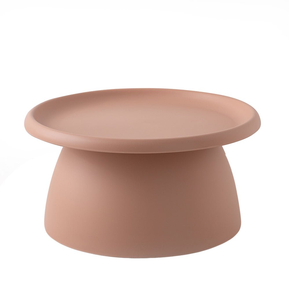 Coffee Table Round 71CM Plastic Pink - Furniture > Living Room > Coffee Tables - Rivercity House & Home Co. (ABN 18 642 972 209) - Affordable Modern Furniture Australia