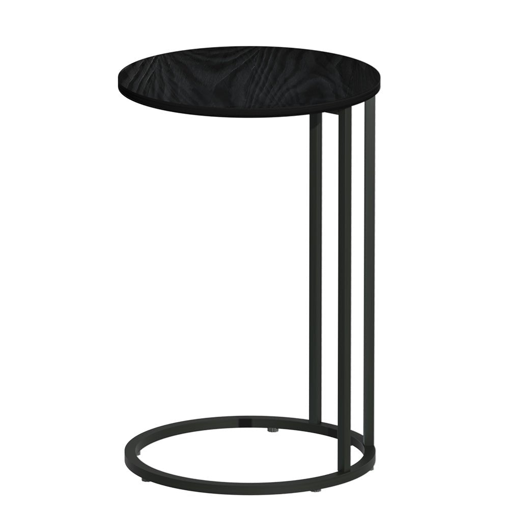 Coffee Table Side Table Round Black Martha - Furniture > Living Room > Coffee Tables - Rivercity House & Home Co. (ABN 18 642 972 209) - Affordable Modern Furniture Australia