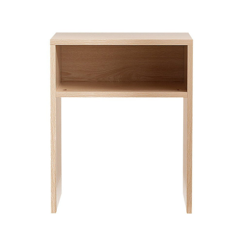 Coffee Table Storage Shelf Fluted Side Pine - Furniture > Living Room > Coffee Tables - Rivercity House & Home Co. (ABN 18 642 972 209) - Affordable Modern Furniture Australia