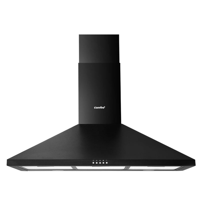 Comfee Rangehood 900mm Range Hood Home Kitchen Wall Mount Canopy 90cm Black - Rivercity House & Home Co. (ABN 18 642 972 209) - Affordable Modern Furniture Australia