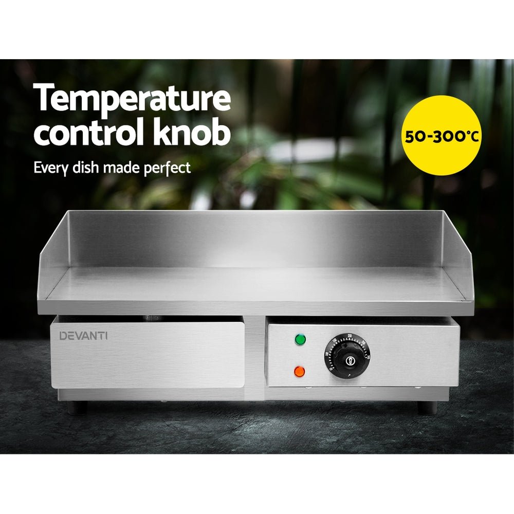 Commercial Electric Griddle 55cm BBQ Grill Plate 3000W - Home & Garden > BBQ > BBQ Tools - Rivercity House & Home Co. (ABN 18 642 972 209) - Affordable Modern Furniture Australia