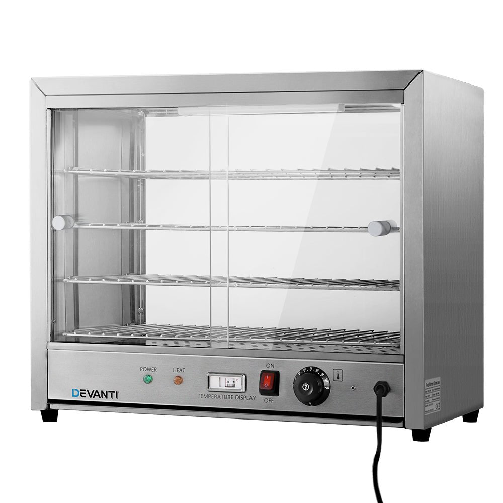 Commercial Food Warmer Hot Display Showcase Cabinet 64cm - Appliances > Kitchen Appliances > Food Warmers & Chafing Dishes - Rivercity House & Home Co. (ABN 18 642 972 209) - Affordable Modern Furniture Australia