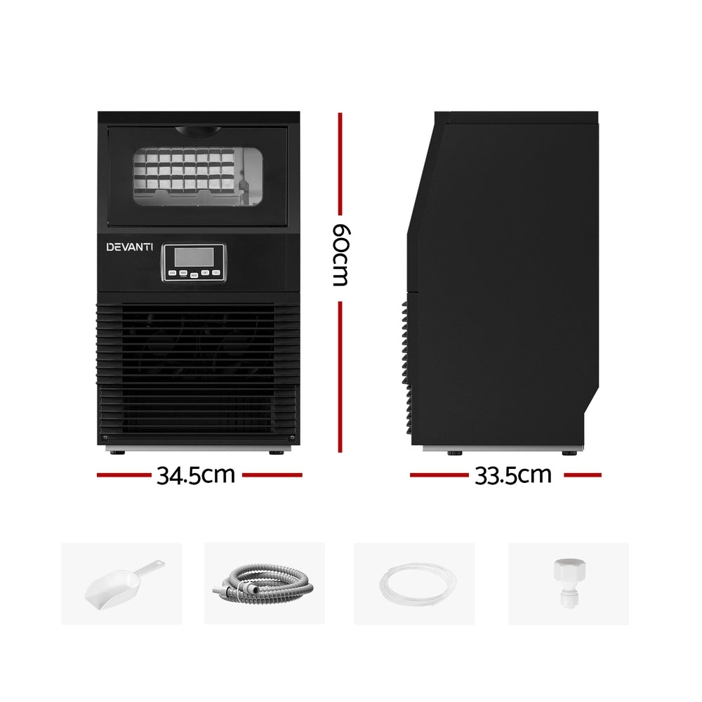 Commercial Ice Maker Cube Machine 30kg - Appliances > Kitchen Appliances - Rivercity House & Home Co. (ABN 18 642 972 209) - Affordable Modern Furniture Australia