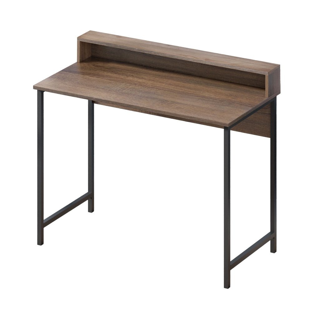 Compact Computer Desk with Shelf - Rivercity House & Home Co. (ABN 18 642 972 209) - Affordable Modern Furniture Australia