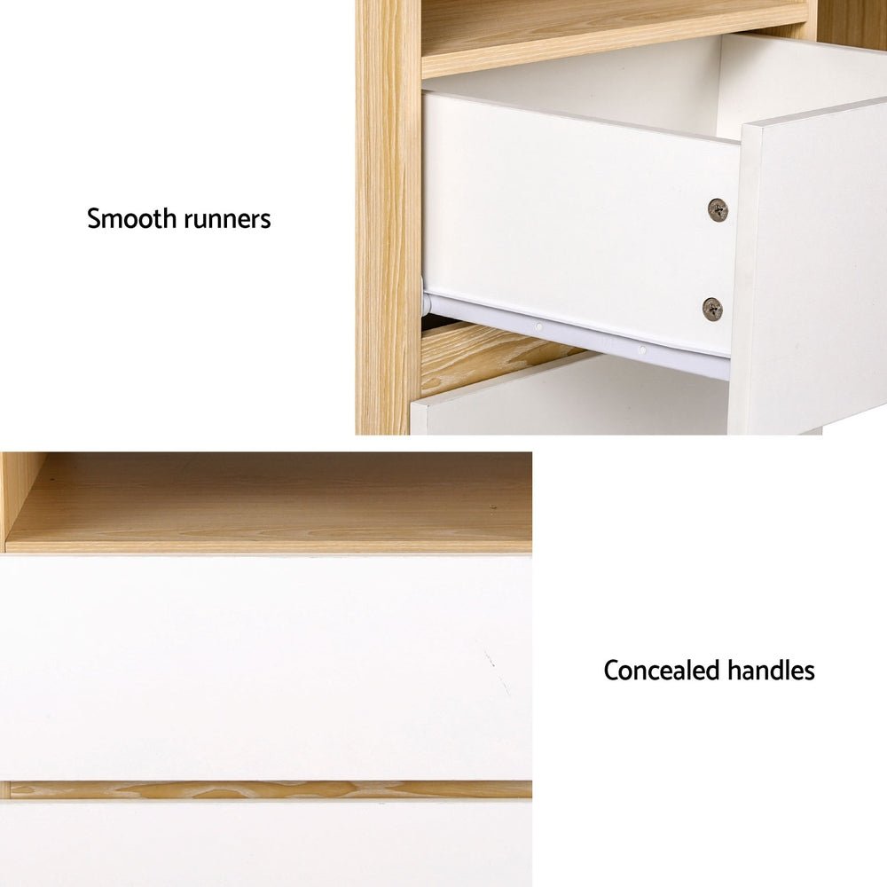 Computer Desk Office Study Desks Table Bookshelf Drawer - Furniture > Office - Rivercity House & Home Co. (ABN 18 642 972 209) - Affordable Modern Furniture Australia