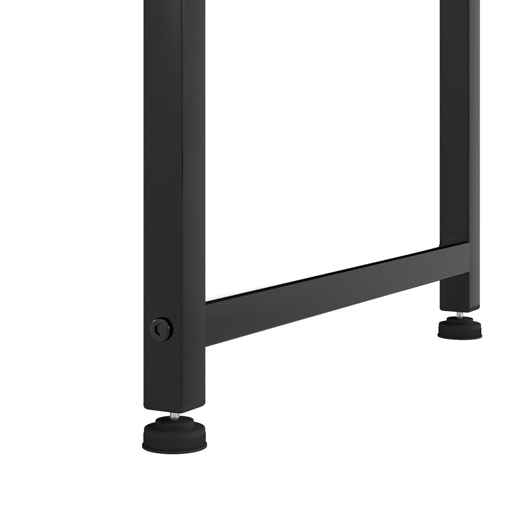 Computer Desk Study Table with Storage Bag 80cm - Black - Rivercity House & Home Co. (ABN 18 642 972 209) - Affordable Modern Furniture Australia