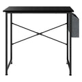 Computer Desk Study Table with Storage Bag 80cm - Black