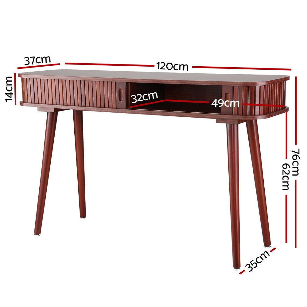 Console Table 2 Drawers 120CM - Furniture > Living Room - Rivercity House & Home Co. (ABN 18 642 972 209) - Affordable Modern Furniture Australia